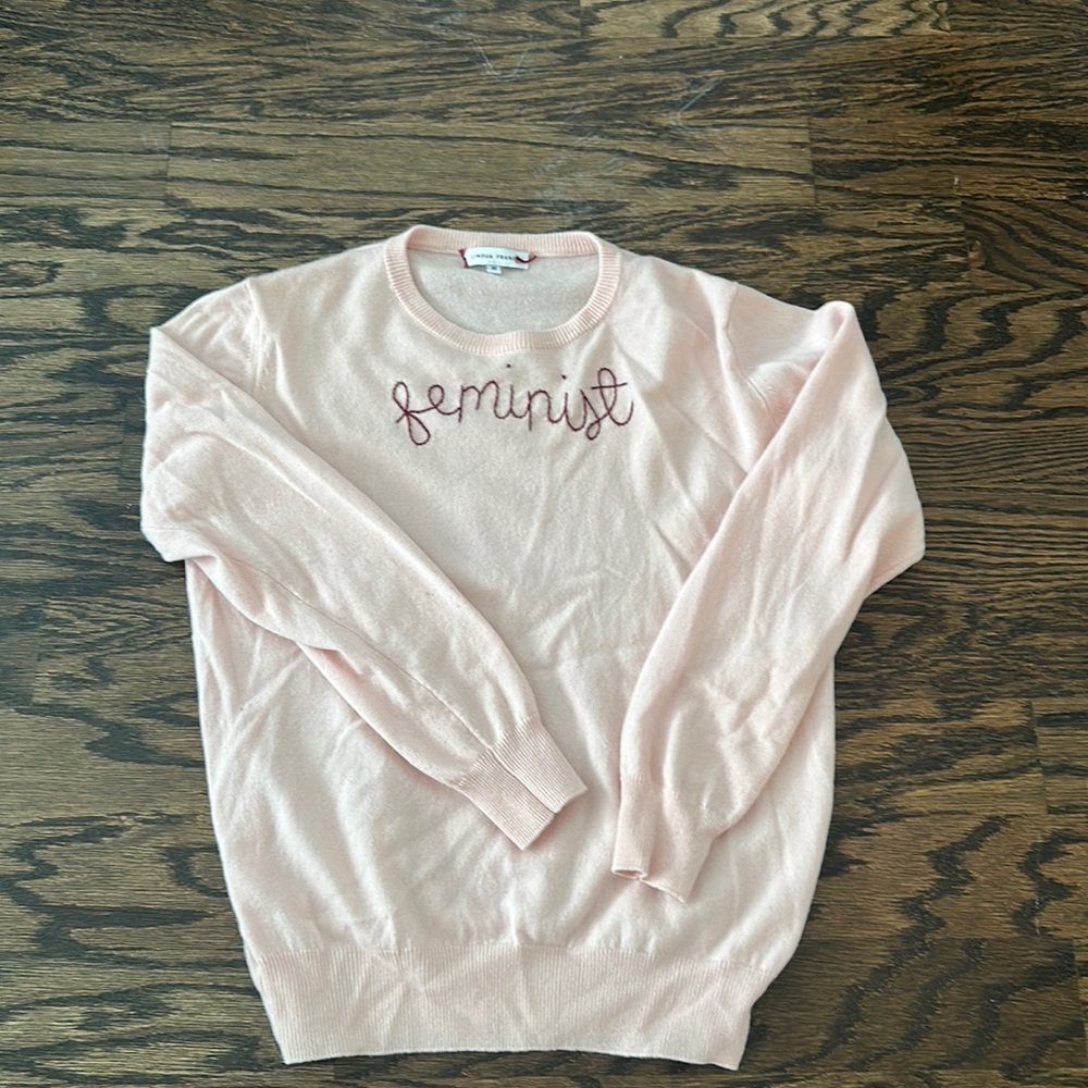 Lingua Franca Pink Cashmere Crewneck Sweater - great condition